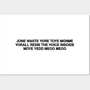 JONE WASTE Posters and Art